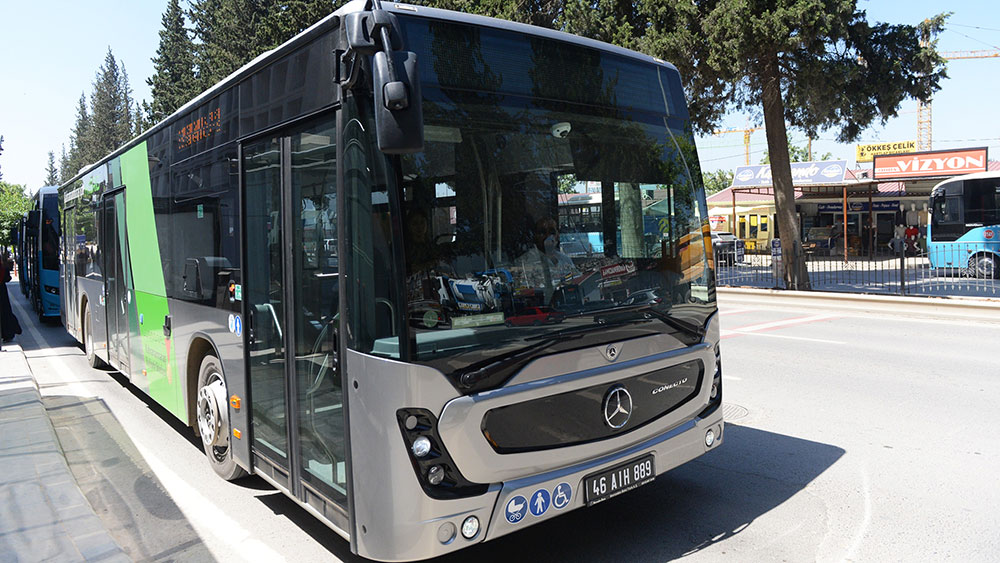 Kahramanmaraş’ın İlk Hibrit Otobüsleri Yollarda