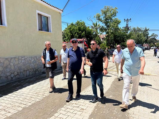 Gider, yangından etkilenen vatandaşlarla buluştu BİROL GÜNGÖRDÜ / ÇANAKKALE –