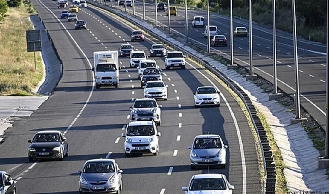   Kurban Bayramı tatilinin son gününde otoyol ve kara