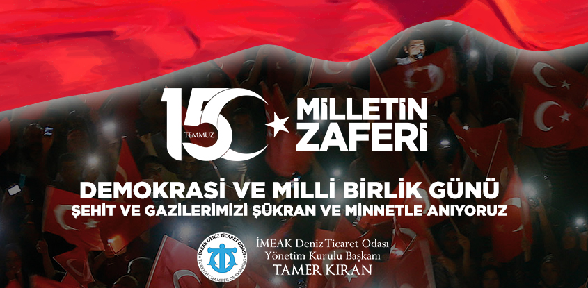 15 Temmuz Demokrasi ve Milli Birlik Günü’nde Şehit ve Gazilerimizi