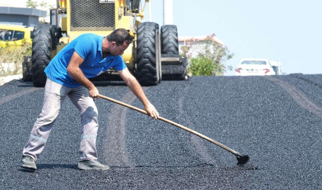 Bodrum Belediyesinden 14 bin 400 ton asfalt serimi S Cemal