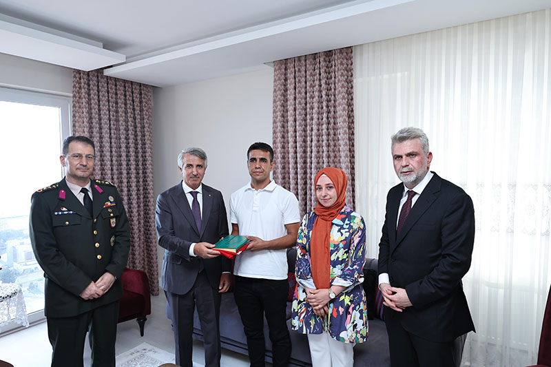 Başkan Görgel, 15 Temmuz Gazilerini Ziyaret Etti