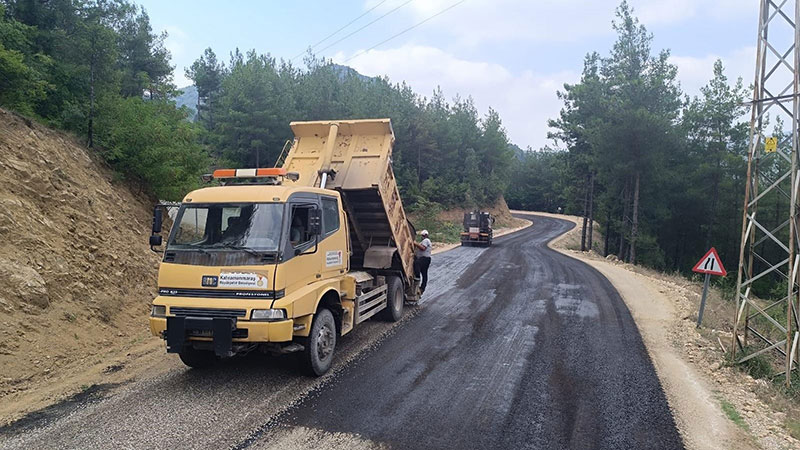 Büyükşehir Belediyesinin çalışma gerçekleştirdiği