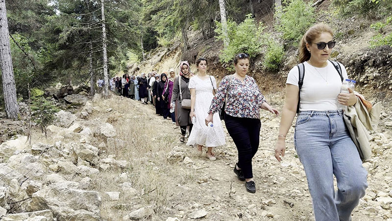 kadinlar buyuksehirle baskonus yaylasinda dogayla bulustu