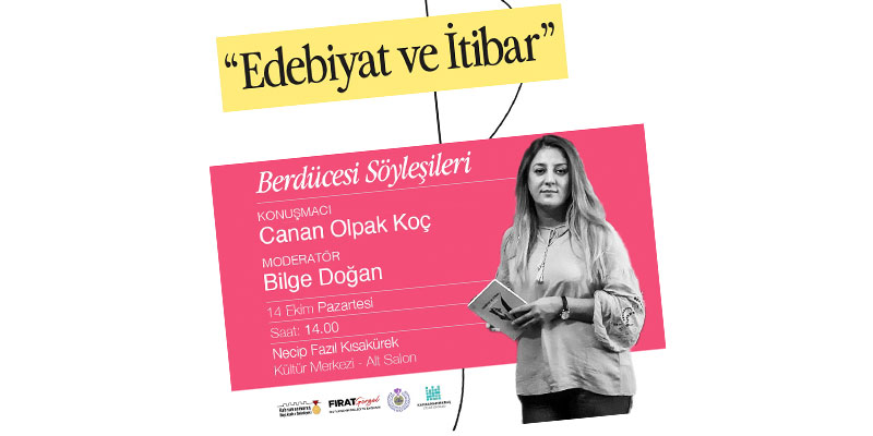 Yazar Koç, Edebiyat ve İtibar İlişkisini Anlatacak