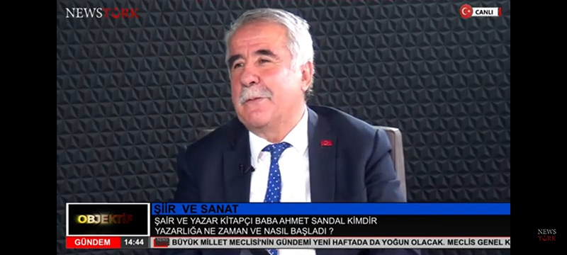 kitapci baba ahmet sandal news turk tvde canli yayinda