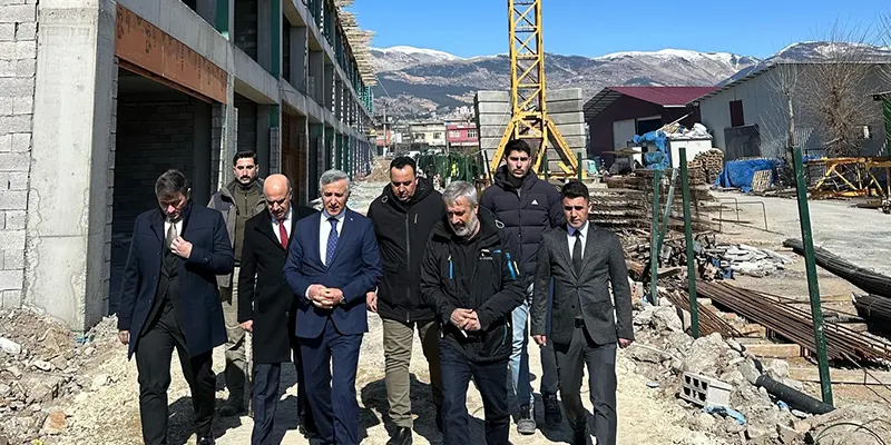 Ziyaret kapsamında, 6 Şubat depremlerinde ağır hasar alan Kahramanmaraş Gıda