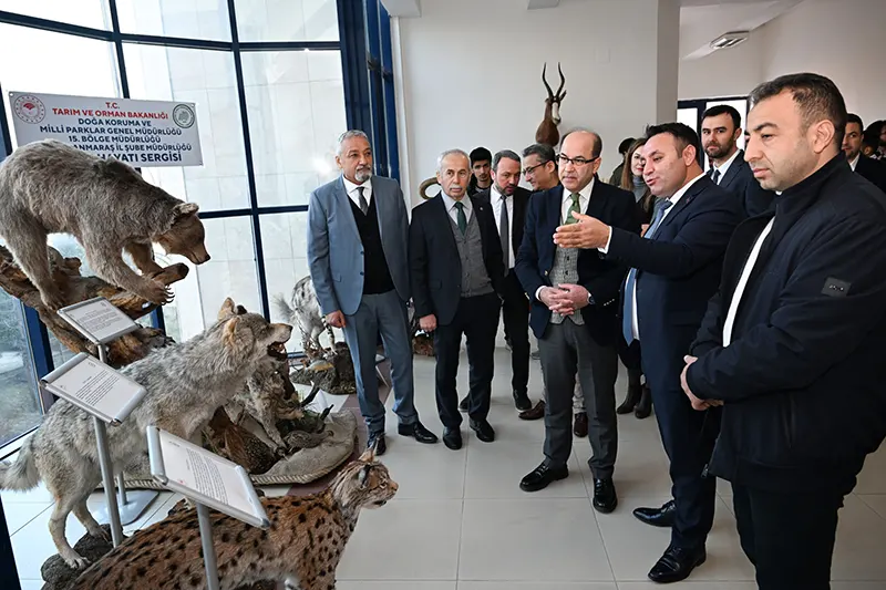 Kahramanmaraş Sütçü İmam Üniversitesi (KSÜ) Orman Fakültesi Sergi Alanı’nda doğanın