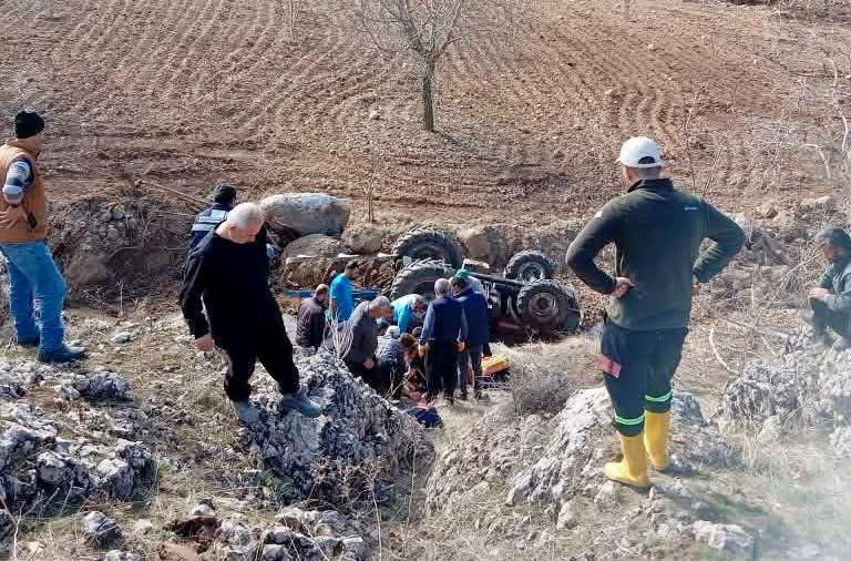 Kahramanmaraş’ta yaşanan traktör kazasında 1 kişi hayatını kaybetti