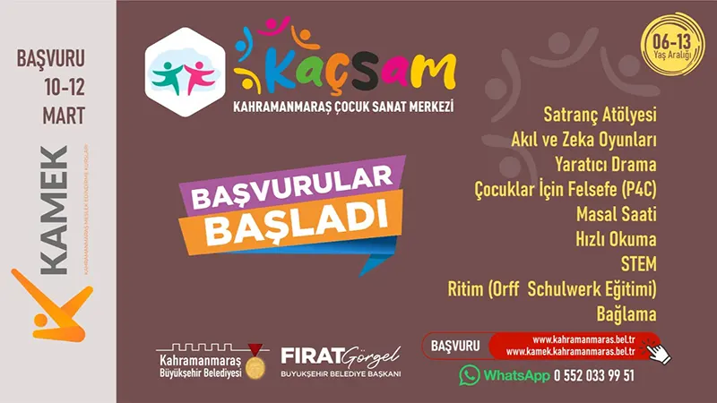 buyuksehirin cocuk sanat merkezi yeni katilimcilarini bekliyor