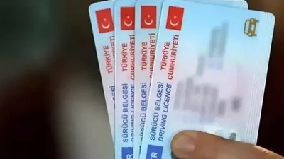 Nüfus ve Vatandaşlık İşleri Genel Müdürlüğü, sürücü belgelerinin üzerinde yer