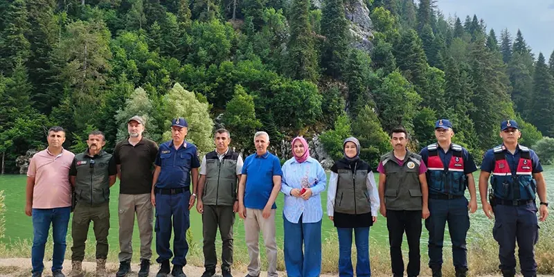 Vali Mükerrem Ünlüer, Geben Vadisi ziyareti sırasında Orman Bölge Müdürlüğü