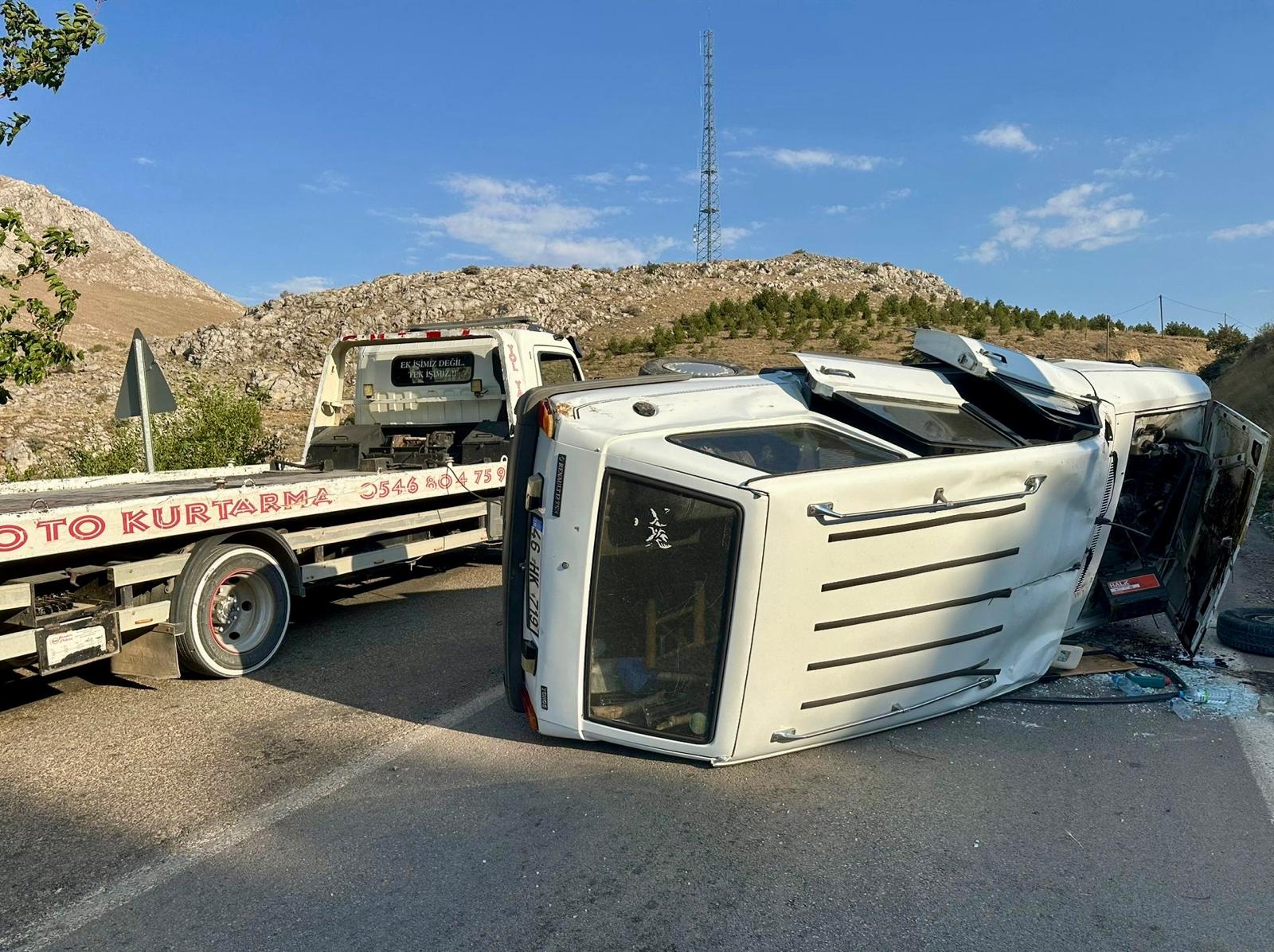 Elbistan'da feci kaza: 1 ölü 1 yaralı 1 IMG WA