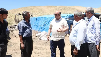 Yayla ziyaretinde sahadaki ihtiyaçları yerinde gözlemleyen ekip, özellikle ulaşım, barınma