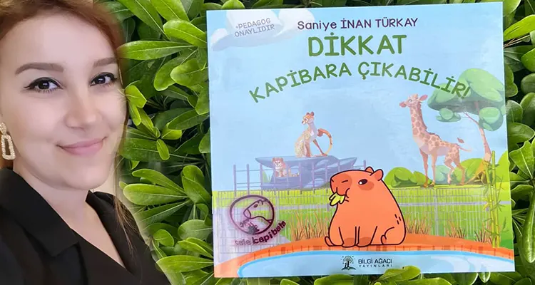 Türkiye’de Kapibara üzerine yazılmış ilk ve tek yerli çocuk kitabı! Hanzade ve Şehzade adlı iki kardeşin hayvanat bahçesinde yaşadığı heyecan