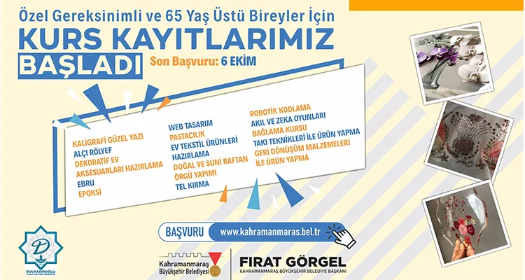 Kahramanmaraş Büyükşehir Belediyesi, sosyal belediyecilik hizmetleri kapsamında hayata geçirdiği proje