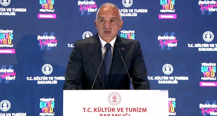 Kahramanmaraş Kültür Yolu Festivali’nde dahil oldu Bakan Ersoy, İstanbul Kültür Yolu Festivali'nin gala programında yaptığı konuşmada,