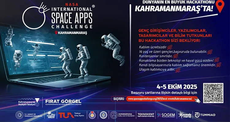 Etkinlik kapsamında katılımcılar, NASA’nın açık veri setlerini kullanarak gezegen ve