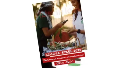 Üç gün sürecek kermeste elde edilen tüm gelir, Gazze halkının
