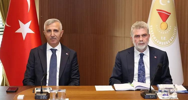 Kahramanmaraş Büyükşehir Belediye Başkanı Fırat Görgel, Vali Mükerrem Ünlüer’in başkanlığında