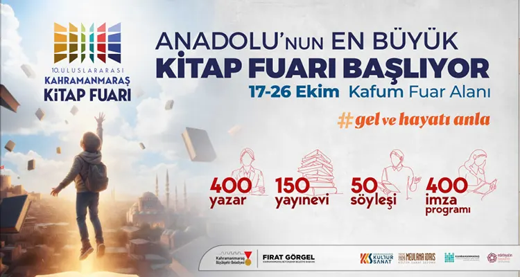 uluslararasi kahramanmaras kitap fuari ekimde kapilarini aciyor