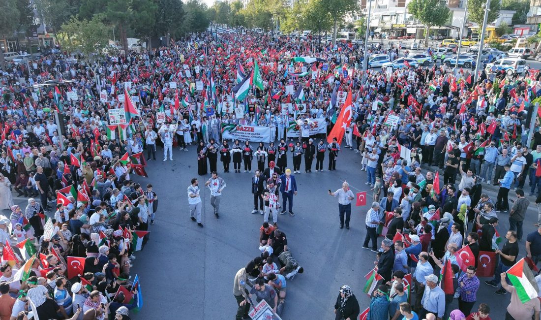 Kahramanmaraş, Gazze İçin Tek Yürek Oldu Kahramanmaraş Büyükşehir Belediyesi, toplumsal ve insani konulardaki duyarlılığını bir kez