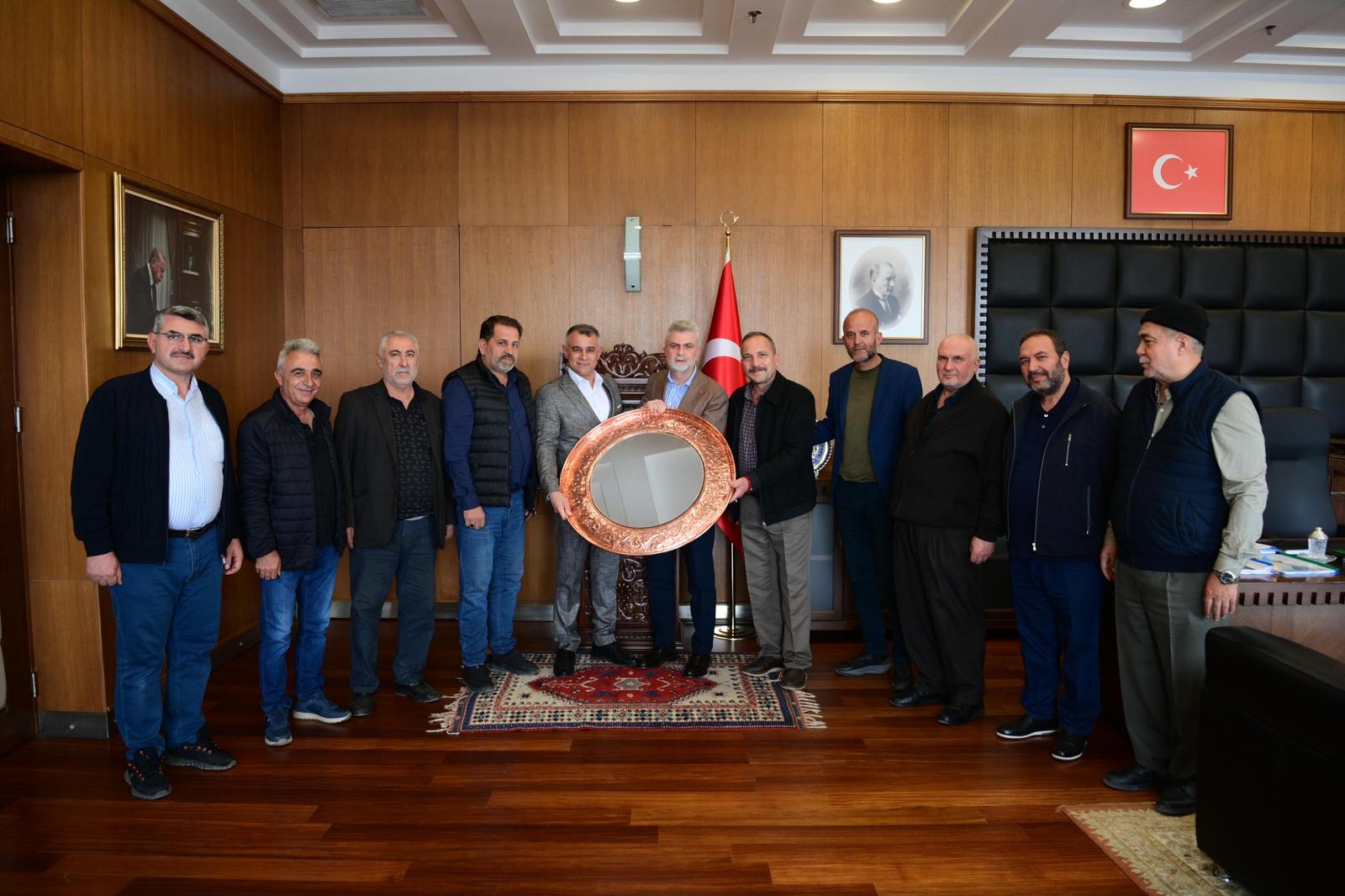 Bakırcılar ve Dökümcüler Odası’ndan Başkan Görgel’e Ziyaret 1 aceefbfcefdef