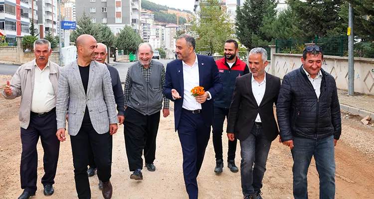 baskan toptas tavsantepe mahallesine milyon tllik asfalt yatirimi top