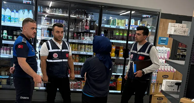 dulkadiroglu belediyesi ve ticaret il mudurlugunden ortak denetim fiyat etiketlerinde seffaflik saglaniyor