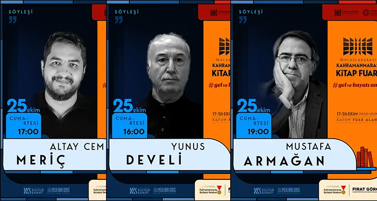 Kitap Fuarı, Cumartesi Günü Birbirinden Değerli İsimleri Ağırlayacak Kahramanmaraş Büyükşehir Belediyesi tarafından bu yıl 10’uncusu gerçekleştirilen Uluslararası Kitap