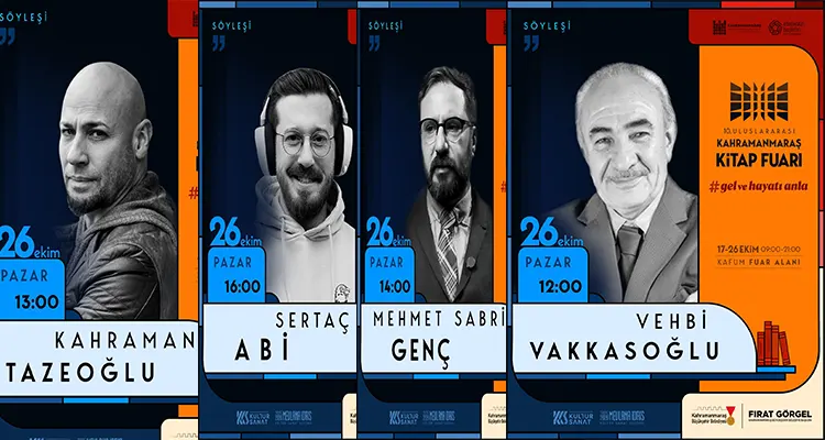 Kitap Fuarı, Son Gününde de Kültür Şölenine Ev Sahipliği Yapacak Kahramanmaraş Büyükşehir Belediyesi tarafından “Gel ve Hayatı Anla” temasıyla düzenlenen