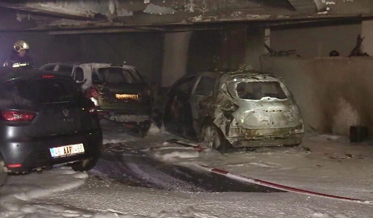 Kahramanmaraş’ta Apartman Otoparkında Korkutan Yangın 1 IMG WA