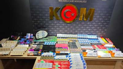 Operasyonlarda ele geçirilen kaçak ürünlerle ilgili 2 şüpheli hakkında Kaçakçılıkla