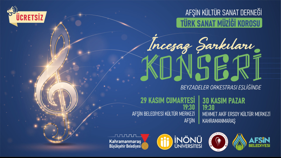 Kahramanmaraş Büyükşehir Belediyesi, Afşin Kültür Sanat Derneği ve Afşin Belediyesi