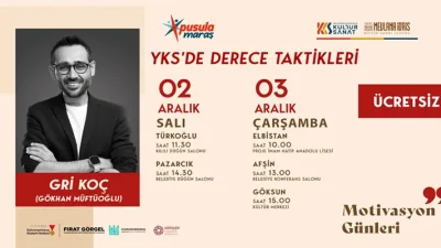 Kahramanmaraş Büyükşehir Belediyesi’nin Pusula Maraş projesi kapsamında, eğitimci-yazar Gri Koç,