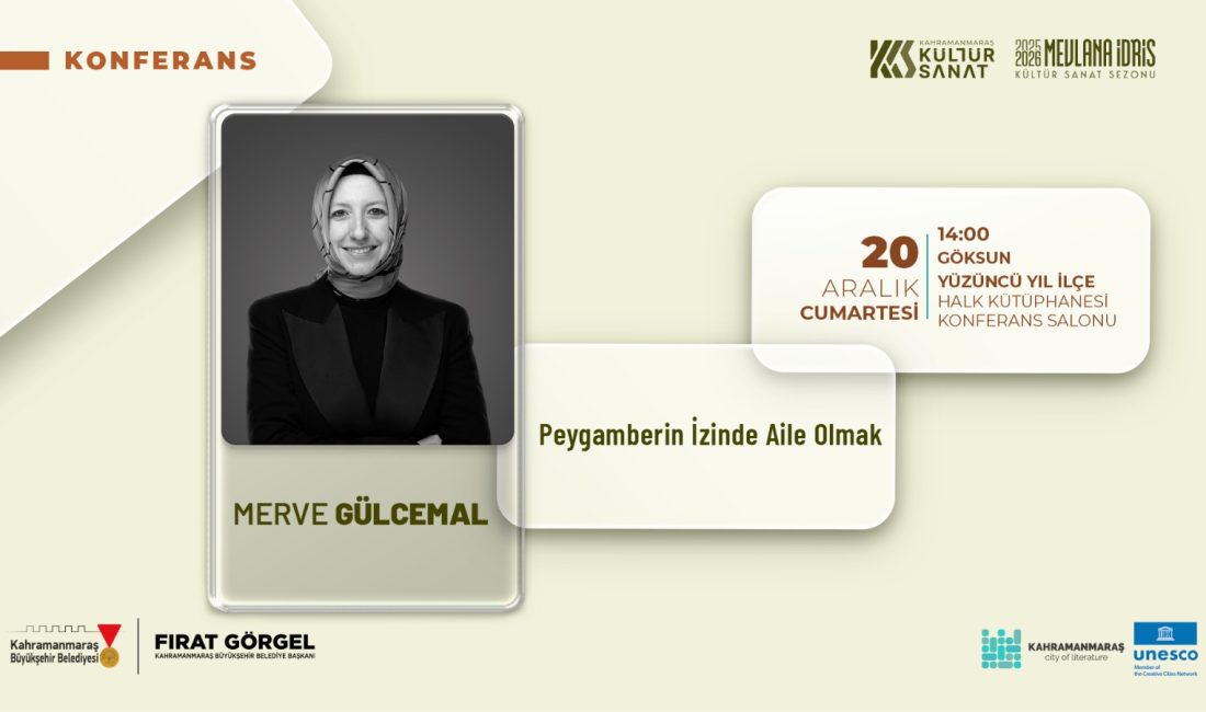 Kahramanmaraş Büyükşehir Belediyesi, “edebiyatın başkenti” kimliğini güçlendiren kültür ve sanat