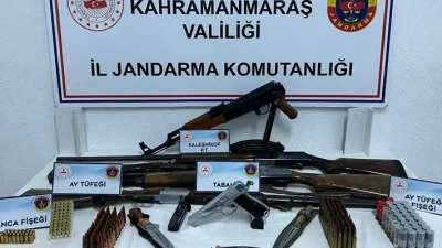 Cumhuriyet Başsavcılığı koordinesinde gerçekleştirilen operasyonda, “Silah ve Mühimmat Kaçakçılığı” suçunu