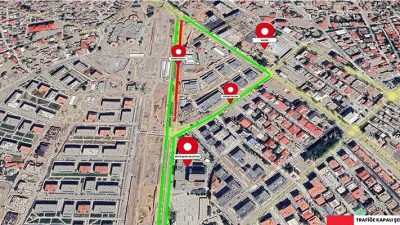 Kahramanmaraş Büyükşehir Belediyesi, Azerbaycan Bulvarı’nda yürütülen kalıcı konut ve iş