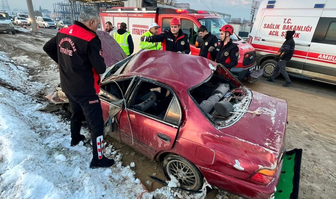Edinilen bilgilere göre, henüz bilinmeyen bir nedenle kontrolden çıkan araç