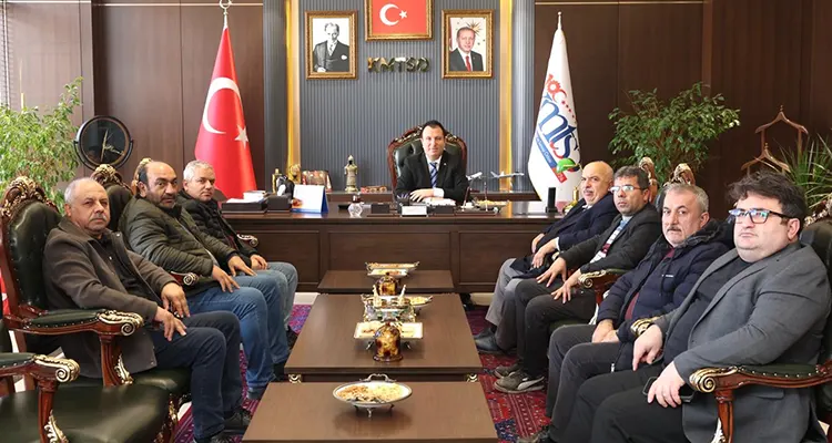 KMTSO Yönetim Kurulu Başkanı Mustafa Buluntu, Kahramanmaraş’ta görev yapan basın