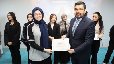 Final programına Dulkadiroğlu Belediye Başkan Yardımcısı Fatih Yıldız, İlçe Milli
