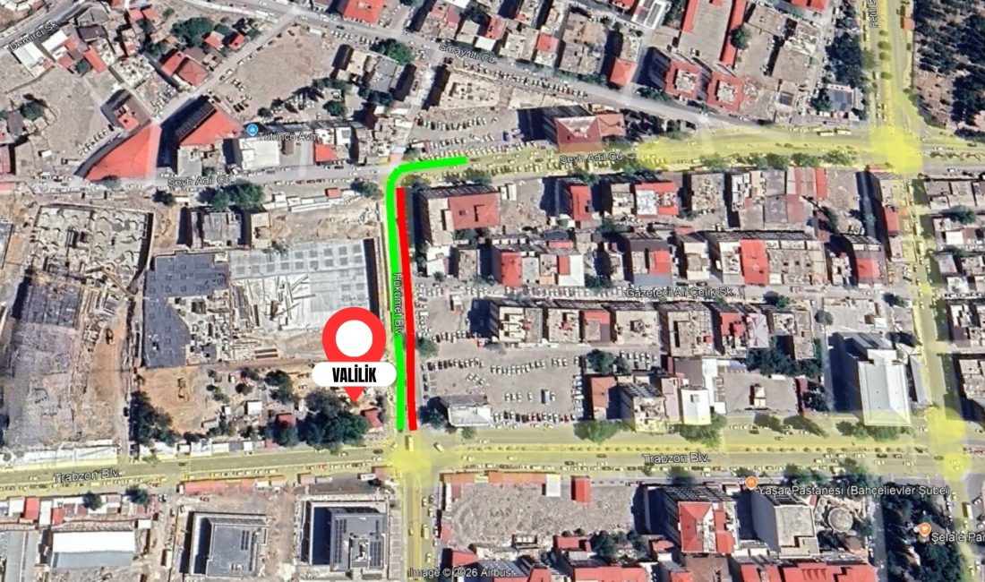 Kahramanmaraş Büyükşehir Belediyesi, Trabzon Bulvarı ve Şeyh Adil Caddesi arasındaki