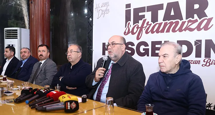 baskan akpinar basin mensuplariyla iftar programinda bir araya geldi