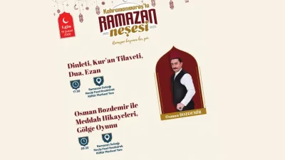 İftar Sonrası Ramazan Sokağı’nda Buluşalım Kahramanmaraş Büyükşehir Belediyesi, Ramazan ayının manevi iklimini şehir genelinde hissettirmek