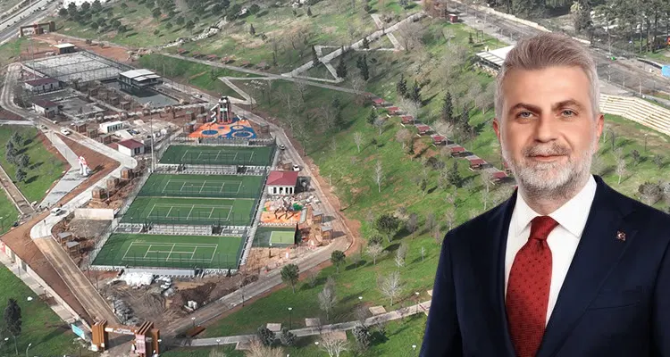 Spor, Doğa ve Sosyal Yaşam Aynı Alanda 15 Temmuz Spor Vadisi Hizmete Hazırlanıyor Proje kapsamında uluslararası standartlara uygun 4 tenis sahası, 3 basketbol