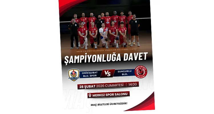 Onikişubat Belediyespor şampiyonluk maçına çıkıyor! Tüm şehir bu tarihi ana davetli Maç eksiği, rakiplerin bay geçmesi ve başarılı sezon göz önünü