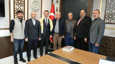 Ziyarete; Eğitim Bir Sen-2 Şube Başkanı KSÜ Prof. Dr. Veli