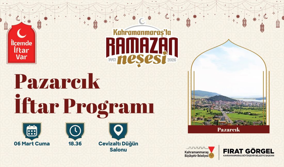 Kahramanmaraş Büyükşehir Belediyesi, Ramazan ayının manevi atmosferini şehir genelinde hissettirmeye