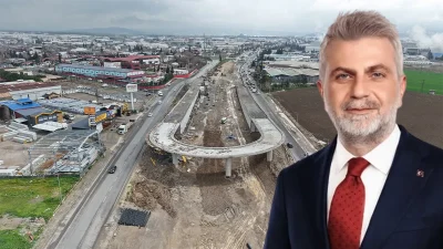 Çevre Yolu’nda Ulaşımı Rahatlatacak Kavşak Hızla Yükseliyor Projesi Büyükşehir Belediyesi tarafından hazırlanan, yapım ihalesi ise Karayolları Genel