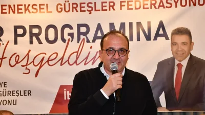 Türkiye Geleneksel Güreşler Federasyonu tarafından Kahramanmaraş’ta düzenlenen iftar programında, 6